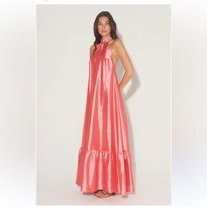 Hansen  & Gretel Gateau gown in watermelon pink size large wedding guest party